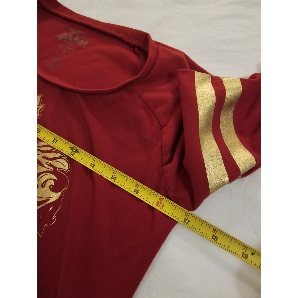 Harry Potter Gryffindor Shirt Dress Women Small Red Gold Universal Studios - Picture 5 of 6